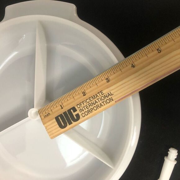 Vtg tupperware suzette div. serving dish handle #608-4 lid #229-17 seal logo - Picture 10 of 10